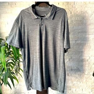 Smartwool Grey Merino 150 Sport Polo Size XL